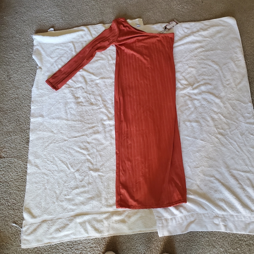 2 one sleeve dresses